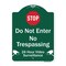 Signmission Do Not Enter 24 Hour Video Surveillance Heavy-Gauge Aluminum Architectural Sign, 24" H, GW-1824-9982 A-DES-GW-1824-9982 - alternate 1